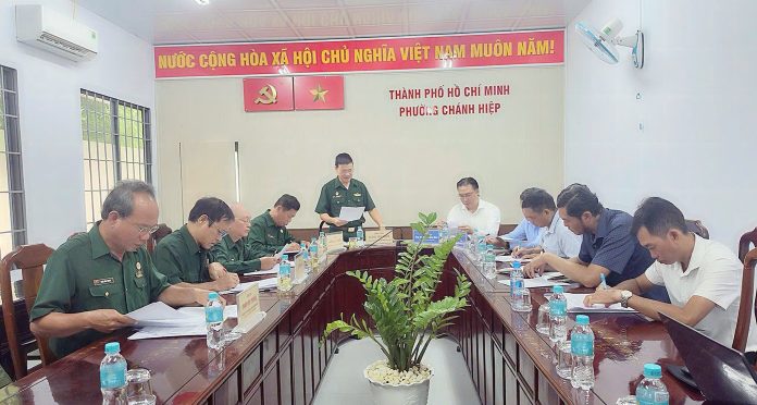 Đoàn giám sát CCB TP.HCM làm việc với p. Chánh Hiệp