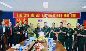 Thường trực CCB thành phố Hồ Chí Minh tiếp đoàn Cựu binh Lào