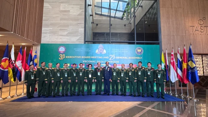 Đoàn đại biểu Hội CCB Việt Nam tham dự Đại hội.